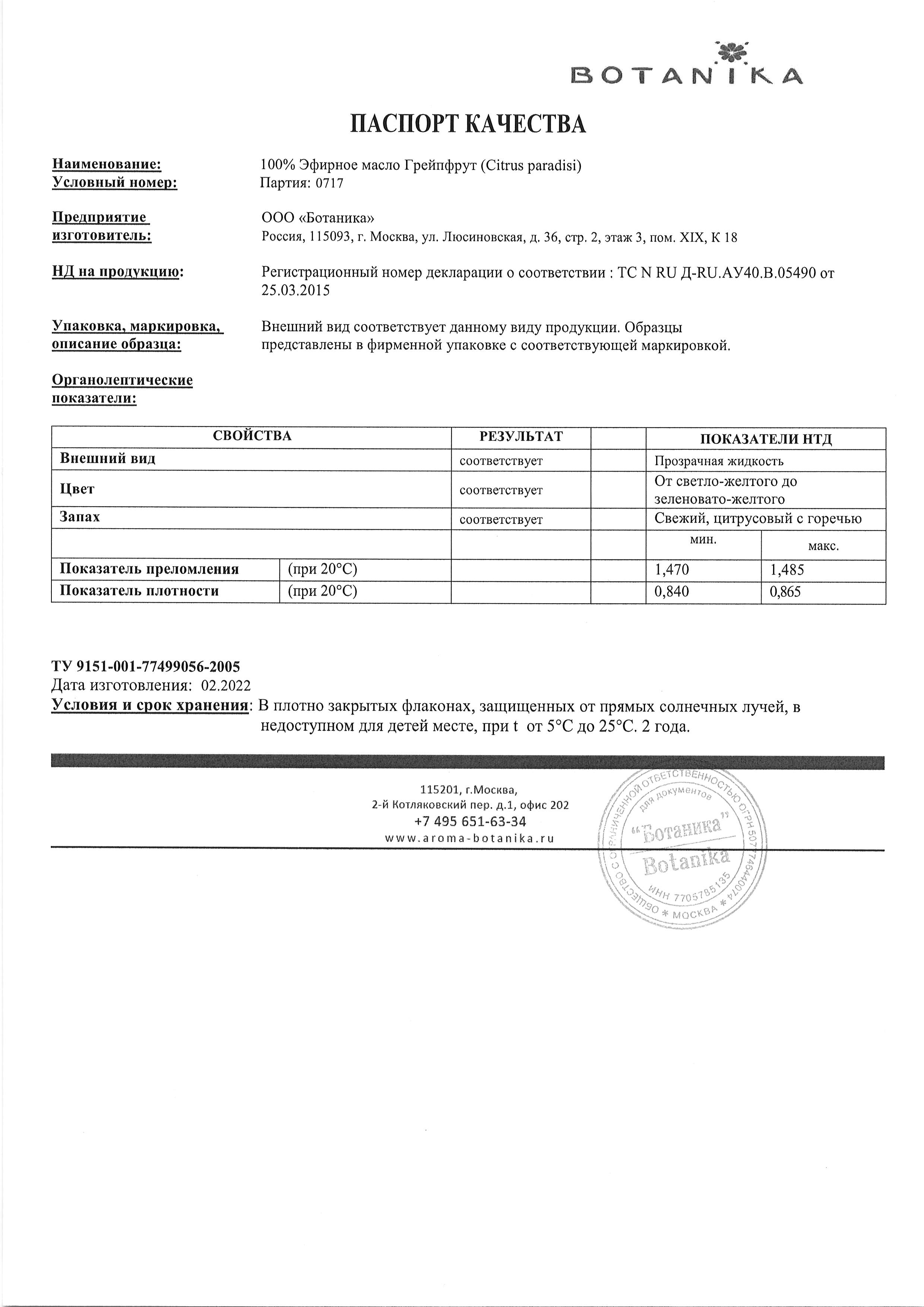 Паспорт №022022